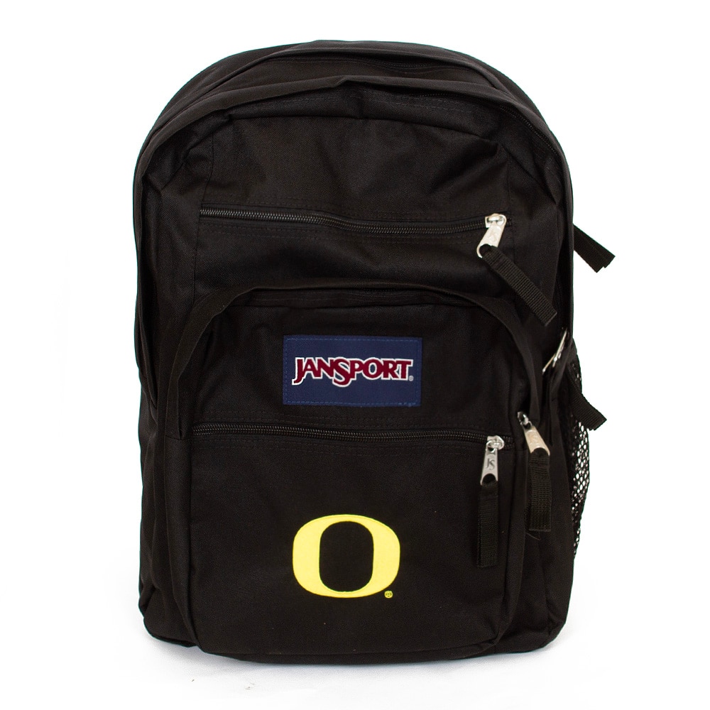 Classic Oregon O, JanSport, Black, Backpack, Polyester, Accessories, Unisex, L2, Big Student, 952432